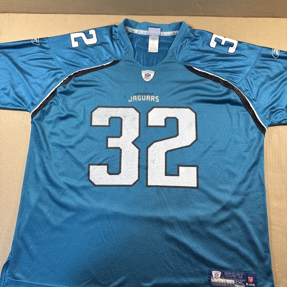 Reebok On Field Maurice Jones-Drew Jacksonville Jaguars Teal Jersey - Men's 2XL